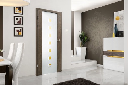 Interiérové dveře VASCO – vizualizace moderního interiéru