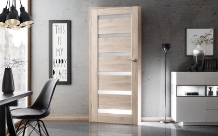 Interiérové dveře VASCO – vizualizace moderního interiéru