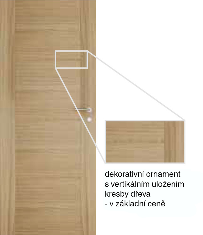 Model Presto Alto – interiérové dveře VASCO